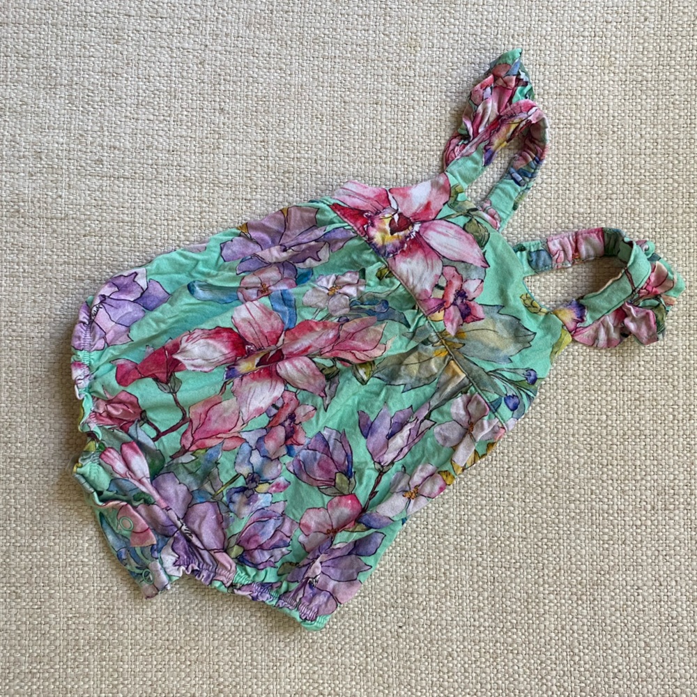 Posh Peanut Floral Romper